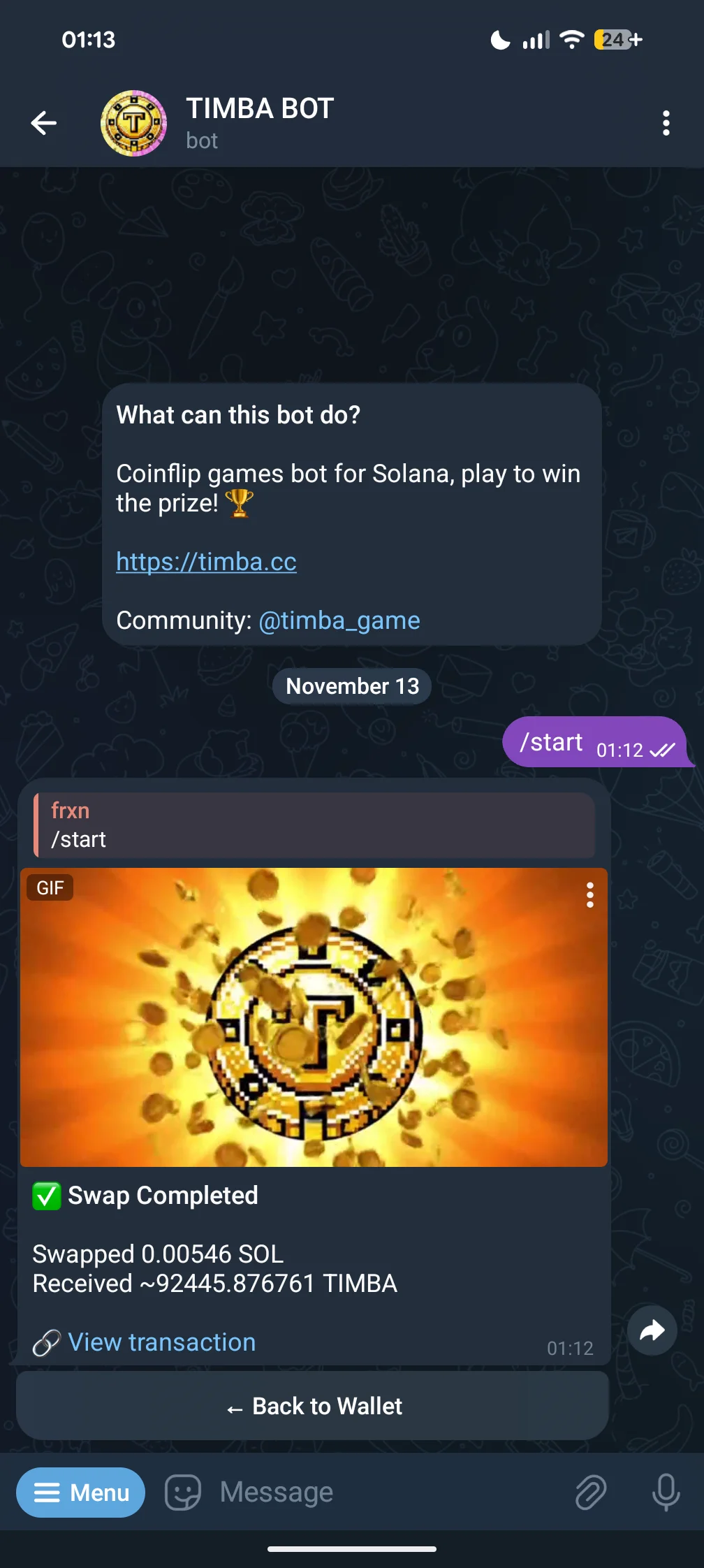 Swap Tokens - Screenshot 1