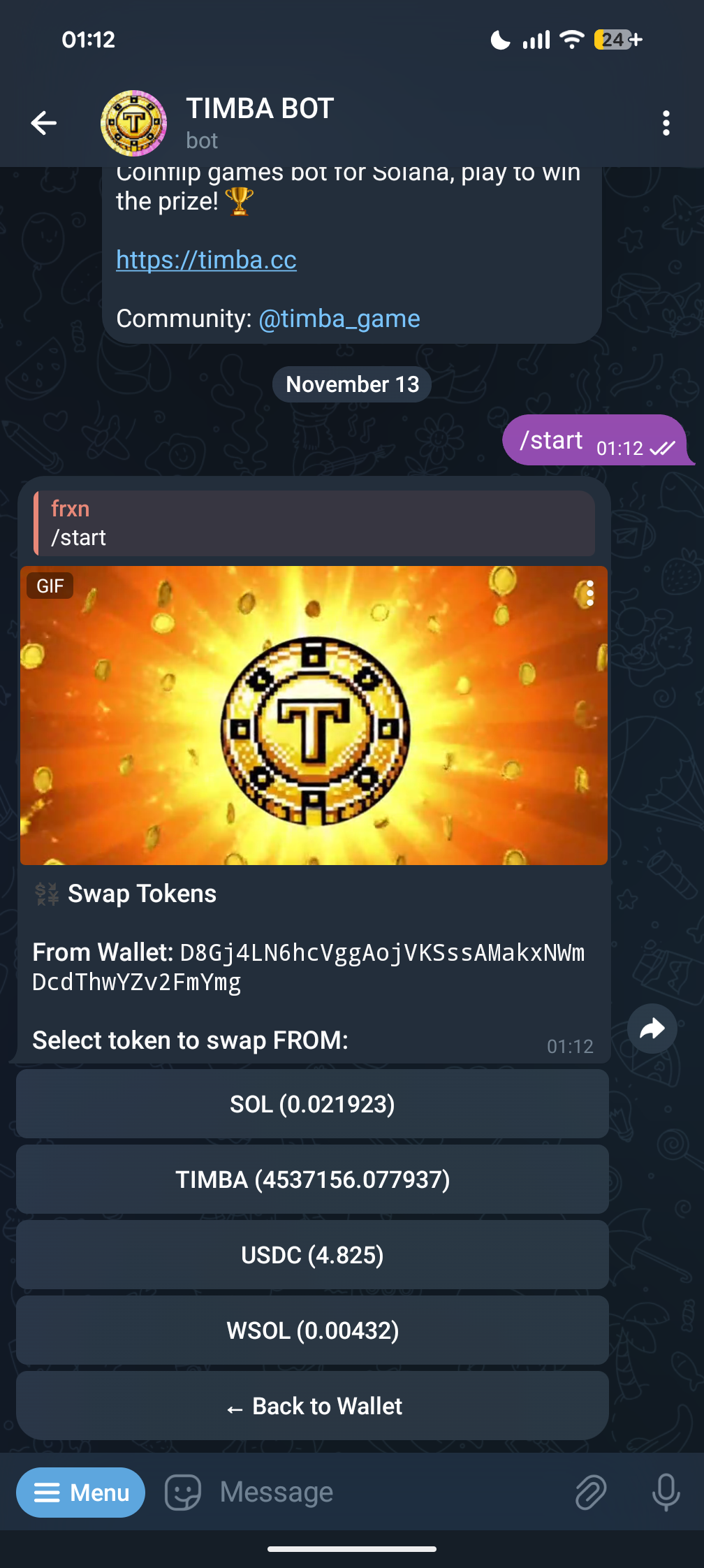 Swap Tokens - Screenshot 1