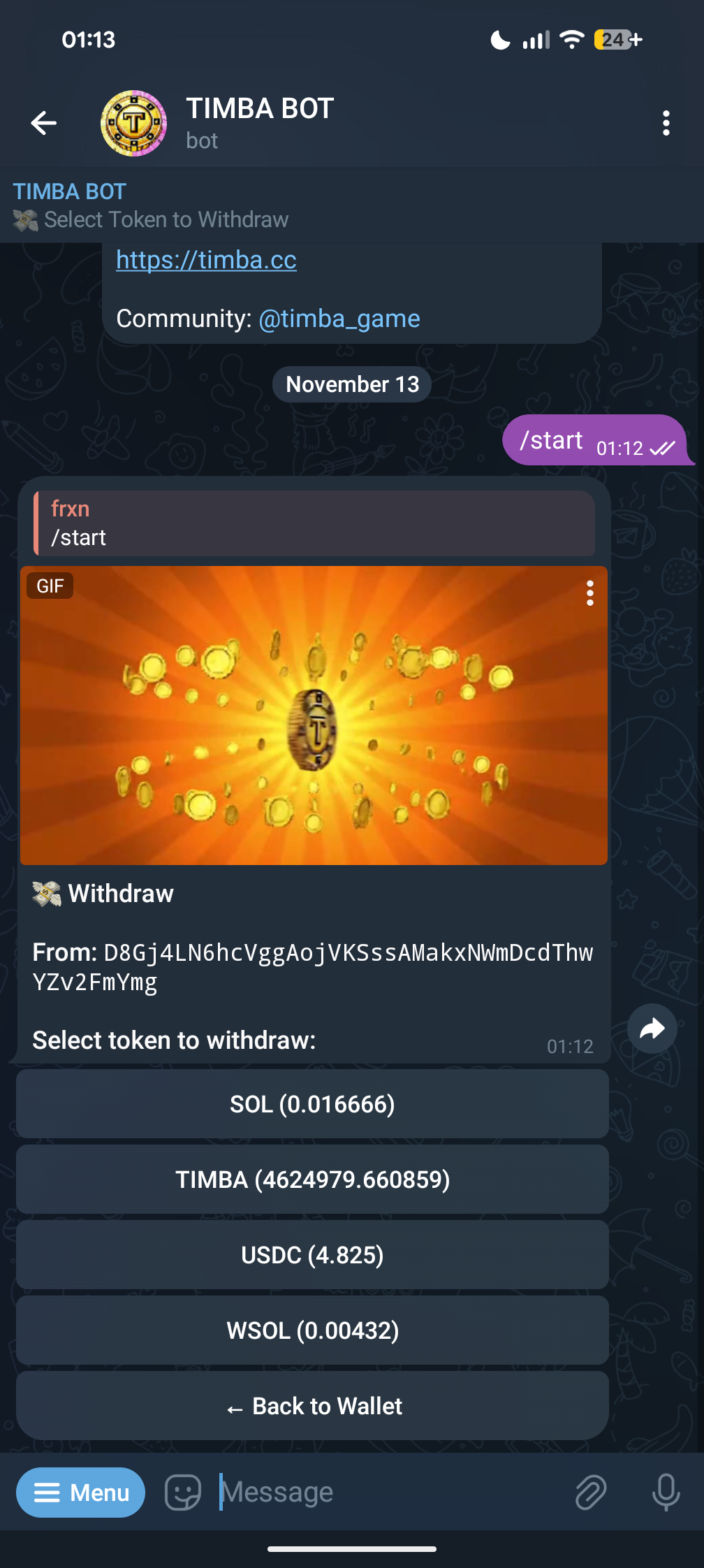 Send & Withdraw - Screenshot 1