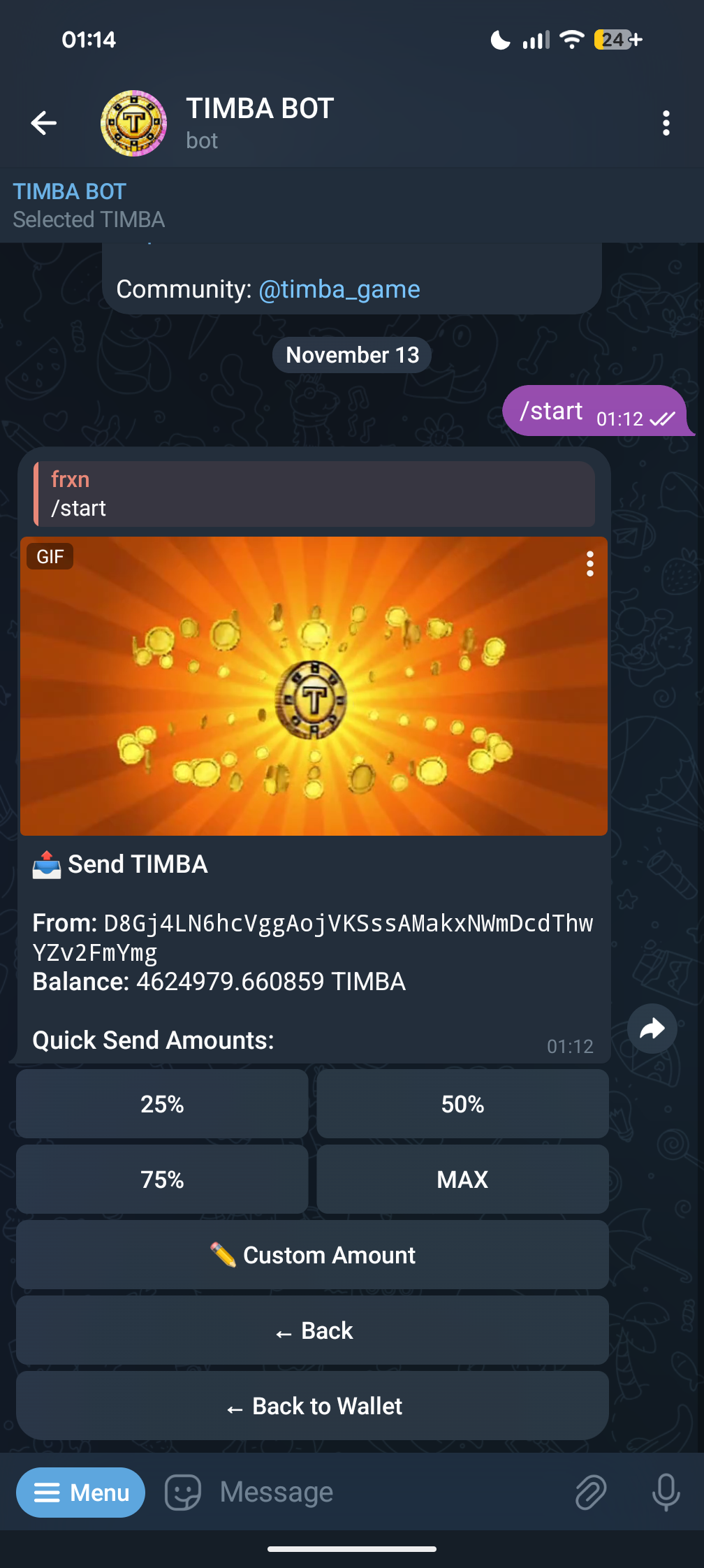 Send & Withdraw - Screenshot 2