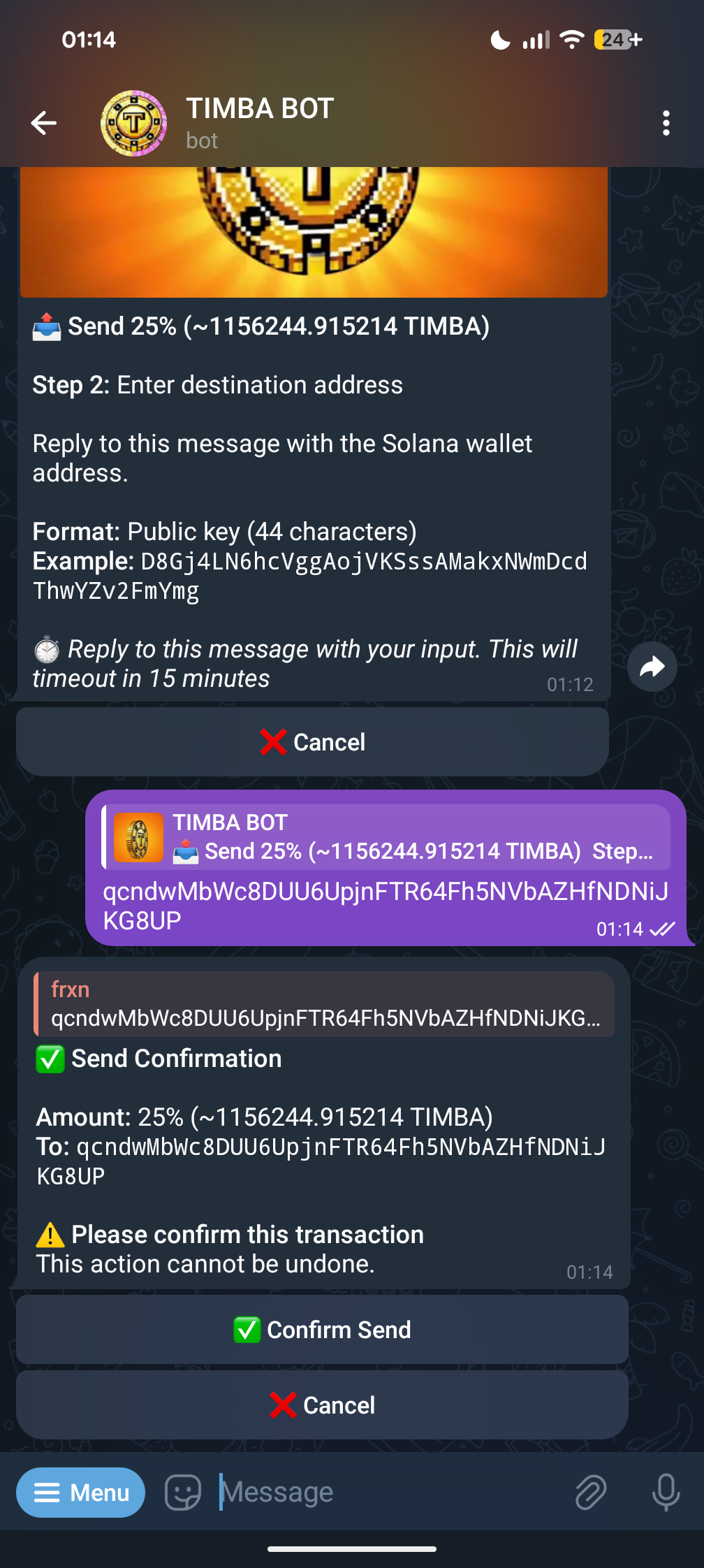 Send & Withdraw - Screenshot 3